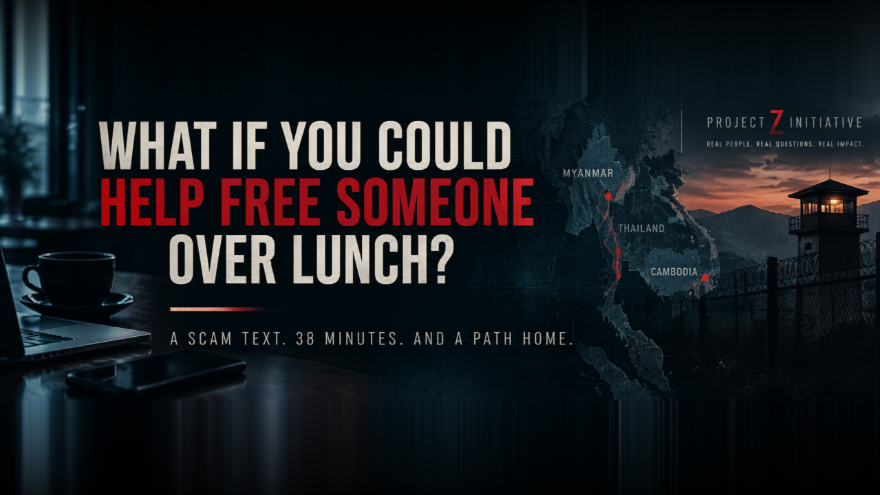 What if you could help free someone over lunch?